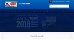 Desktop Screenshot of guiadelpuerto.com