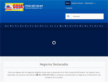 Tablet Screenshot of guiadelpuerto.com